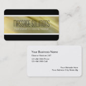 Cartes de visite de massage (Devant / Derrière)