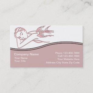 Cartes de visite de massage