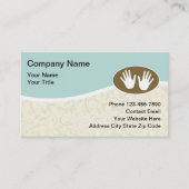 Cartes de visite de massage élégant et moderne (Devant)