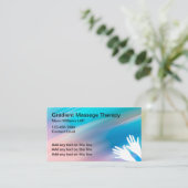 Cartes de visite de massothérapeute tendance (Debout devant)