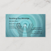 Cartes de visite de massothérapie (Devant)