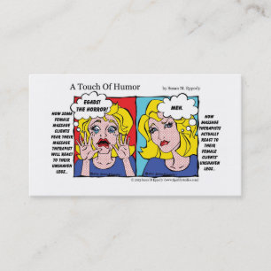 Cartes de visite de massothérapie "Une touche de 