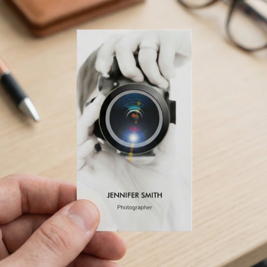 Cartes de visite de matériel de photographie moder