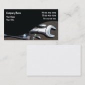 Cartes de visite de mécanicien (Devant / Derrière)