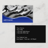 Cartes de visite de mécanicien (Devant / Derrière)