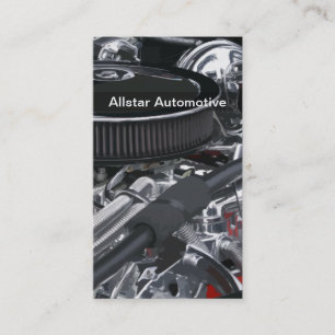 Cartes de visite de mécanicien automobile