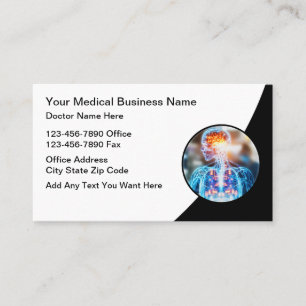 Cartes de visite de médecine interne médicale
