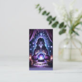 Cartes de visite de médium psychique (Debout devant)