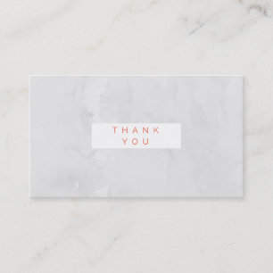 Cartes de visite de Merci 100 paquets