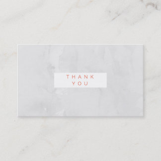 Cartes de visite de Merci 100 paquets