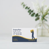 Cartes de visite de messager (Debout devant)