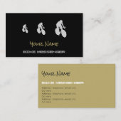 Cartes de visite de messager de vélo ou de (Devant / Derrière)