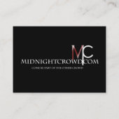 cartes de visite de midnightcrowd (Dos)