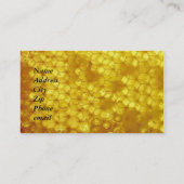 Cartes de visite de miel (Dos)