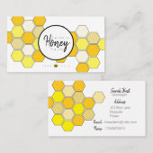 Cartes de visite de miel (Devant / Derrière)