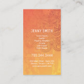 Cartes de visite de milieu psychique (Dos)