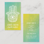 Cartes de visite de milieu psychique (Devant / Derrière)