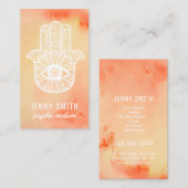 Cartes de visite de milieu psychique (Devant / Derrière)