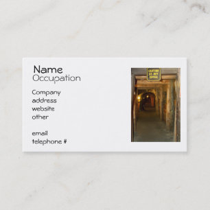Cartes de visite de mine d'or