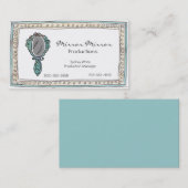 Cartes de visite de miroir de griffonnage (Devant / Derrière)