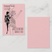 Cartes de visite de mode (Devant / Derrière)