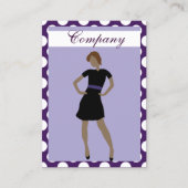 Cartes de visite de mode (Devant)