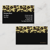 Cartes de visite de mode (Devant / Derrière)