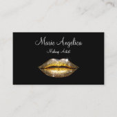 Cartes de visite de mode branché Glitzy (Devant)