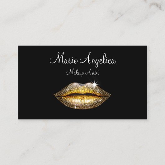 Cartes de visite de mode branché Glitzy (Devant)