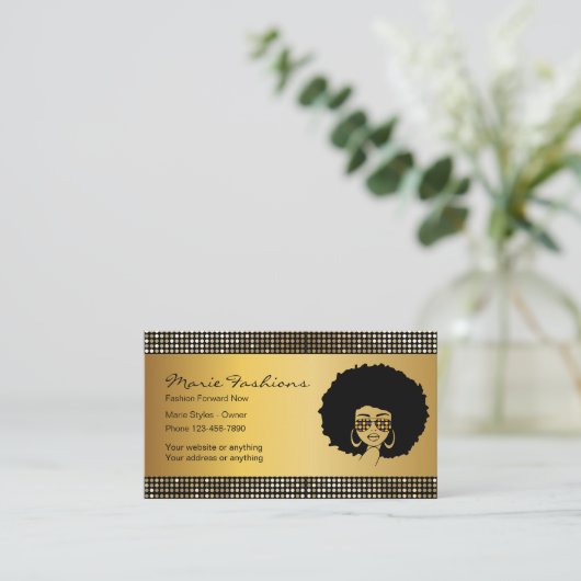 Cartes de visite de mode classique (Debout devant)