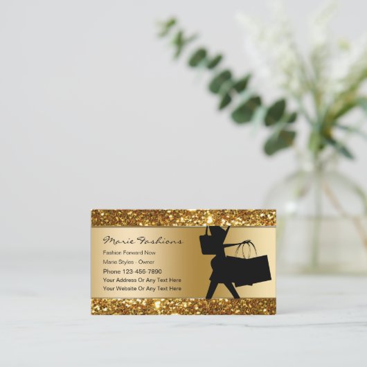 Cartes de visite de mode classique (Debout devant)