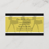 Cartes de visite de mode classique (Devant)