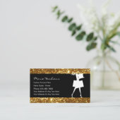 Cartes de visite de mode élégants et brillants (Debout devant)