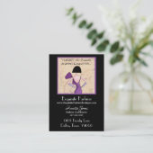 cartes de visite de mode "Exquis Diva" (Debout devant)