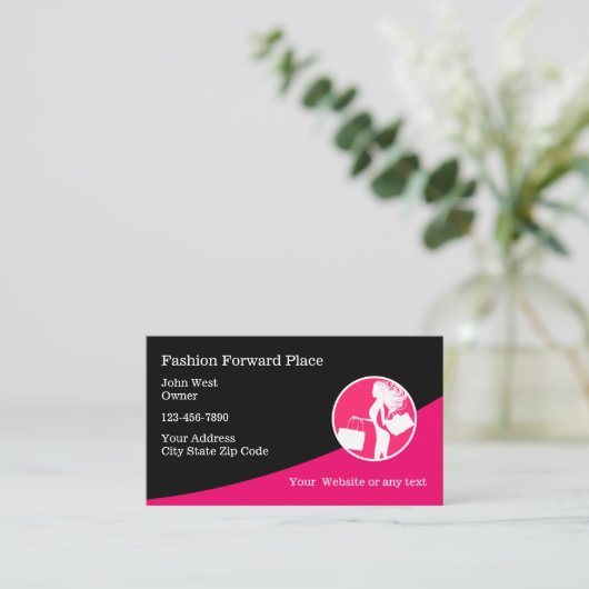 Cartes de visite de mode féminin (Debout devant)