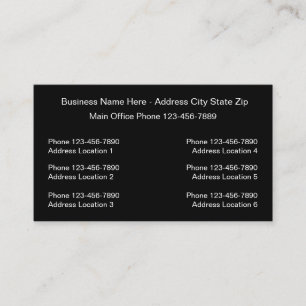 Cartes de visite de Modèle de logos de plusieurs
