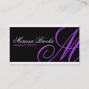 Cartes de visite de monogramme