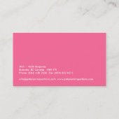 Cartes de visite de monogramme (Dos)