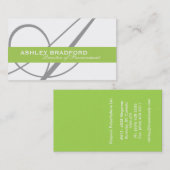 Cartes de visite de monogramme (Devant / Derrière)