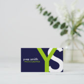 Cartes de visite de monogramme (Debout devant)