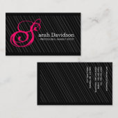 Cartes de visite de monogramme (Devant / Derrière)