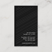 Cartes de visite de monogramme (Dos)