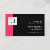 Cartes de visite de monogramme (Dos)
