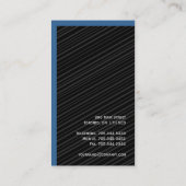 Cartes de visite de monogramme (Dos)