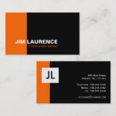 Cartes de visite de monogramme (Devant / Derrière)