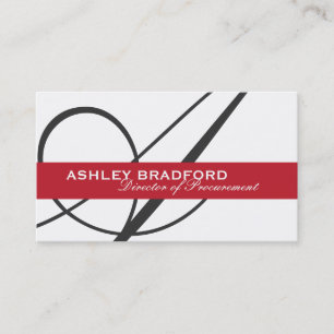 Cartes de visite de monogramme