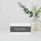 Cartes de visite de monogramme (Debout devant)