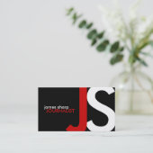 Cartes de visite de monogramme (Debout devant)