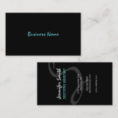 Cartes de visite de monogramme (Devant / Derrière)