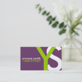Cartes de visite de monogramme (Debout devant)